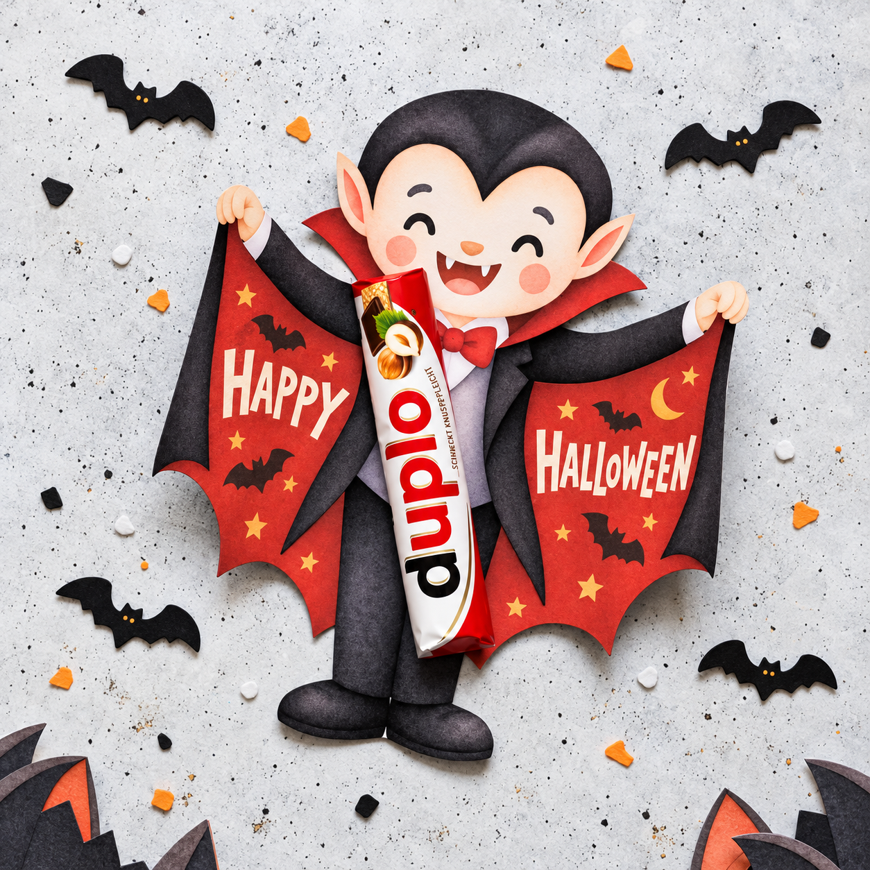 Regalini di Halloween: vampiri e pipistrelli porta cioccolatini